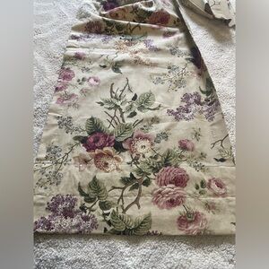 Waverly Floral Patterned Curtain panels set of 2 19”x84”